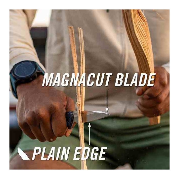 Couteau Gerber Fastball Lame Wharncliffe Acier CPM-MagnaCut Manche Aluminium Bleu Liner Lock USA G1075374 - Livraison Gratuite