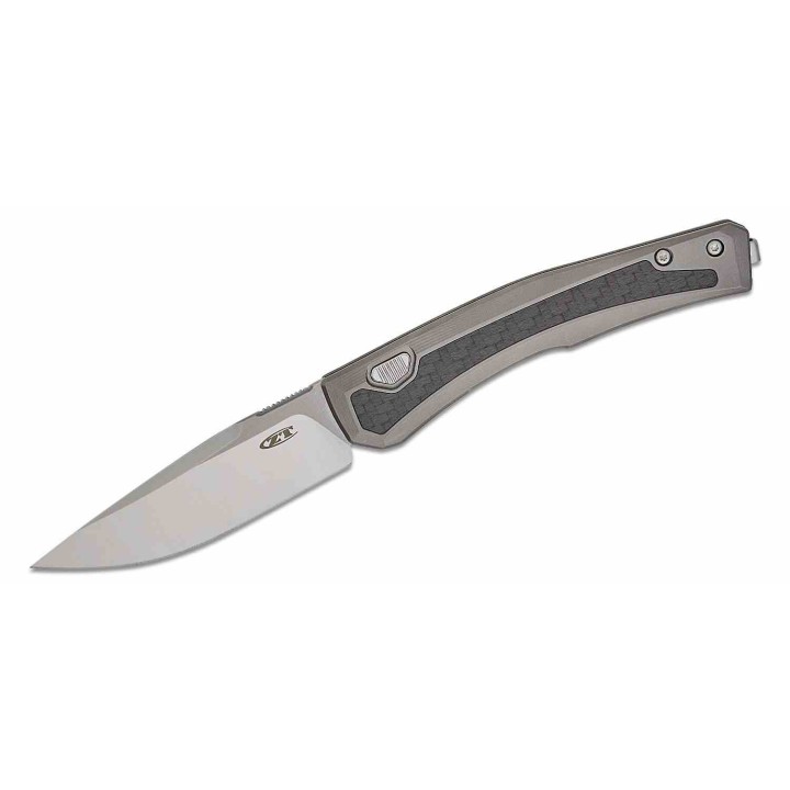 Couteau Automatique Zero Tolerance AUTO Lame Acier CPM-MagnaCut Manche Titane/FCarbone USA ZT0556 -  Livraison Gratuite
