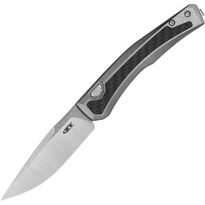 Couteau Automatique Zero Tolerance AUTO Lame Acier CPM-MagnaCut Manche Titane/FCarbone USA ZT0556 -  Livraison Gratuite