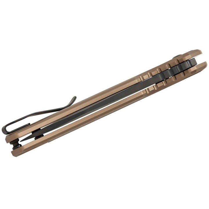 Couteau Kershaw Auto Launch 21 Automatique Lame Acier CPM-M4 Manche Alu FDE/G10 Made In USA KS7106 - Livraison Gratuite