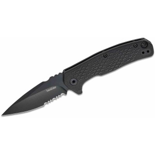 Couteau Kershaw Conduit A/O Lame Spear Point Serr Acier 8Cr13MoV Manche FRN Linerlock Clip KS1407ST - Livraison Gratuite