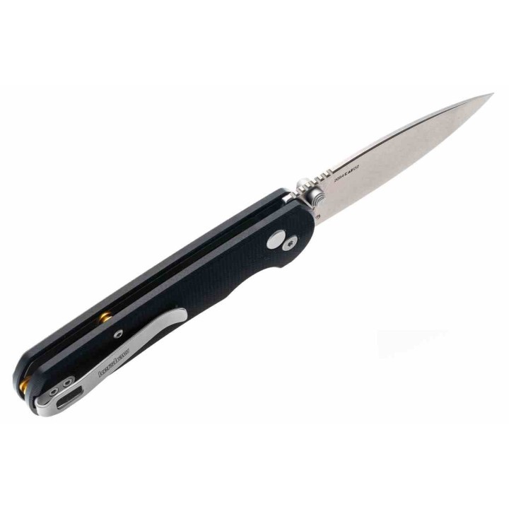 Couteau Kershaw Remnant Lame Spear Point Acier D2 SW Manche Micarta Noir KVT Button Lock KS2054 - Livraison Gratuite