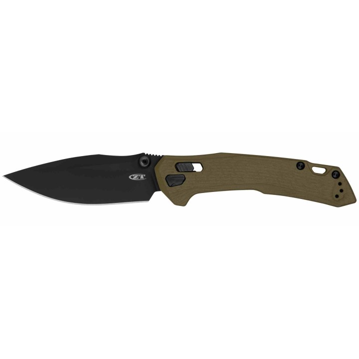 Couteau Zero Tolerance Model 0203 DuraLock Lame Drop Point Acier CPM-M4 Manche G10 Vert OD Made USA ZT0203 - Livraison Gratuite