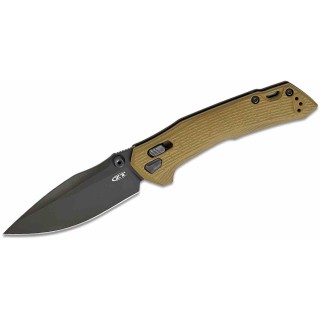 Couteau Zero Tolerance Model 0203 DuraLock Lame Drop Point Acier CPM-M4 Manche G10 Vert OD Made USA ZT0203 - Livraison Gratuite