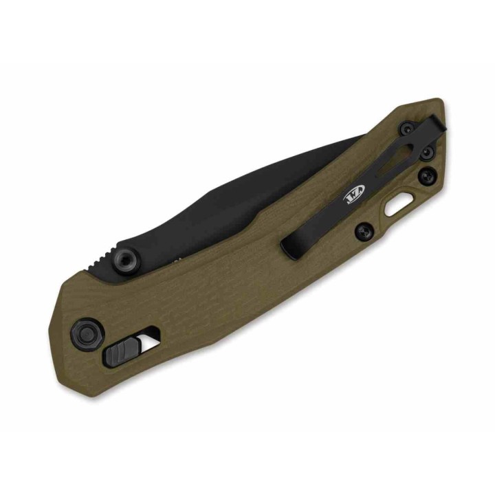 Couteau Zero Tolerance Model 0203 DuraLock Lame Drop Point Acier CPM-M4 Manche G10 Vert OD Made USA ZT0203 - Livraison Gratuite