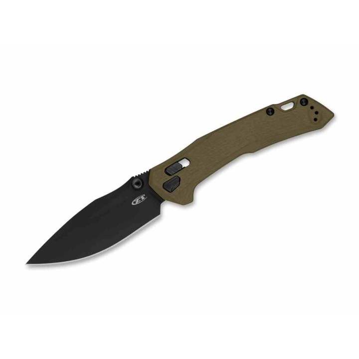 Couteau Zero Tolerance Model 0203 DuraLock Lame Drop Point Acier CPM-M4 Manche G10 Vert OD Made USA ZT0203 - Livraison Gratuite