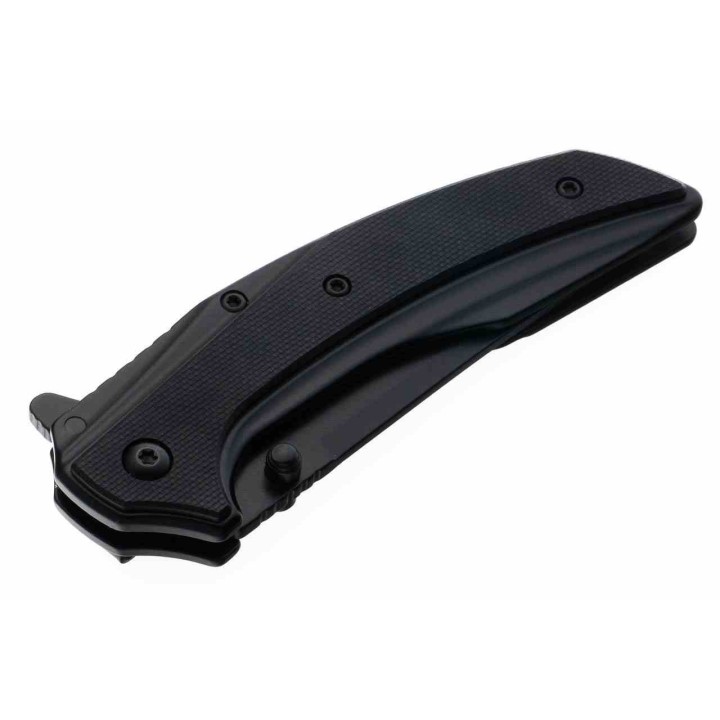 Couteau Kershaw Outright A/O Lame Upswept Serr Acier 8Cr13MoV Manche G10 /Acier Frame Lock Clip KS8320BLKST - Livraison Gratuite