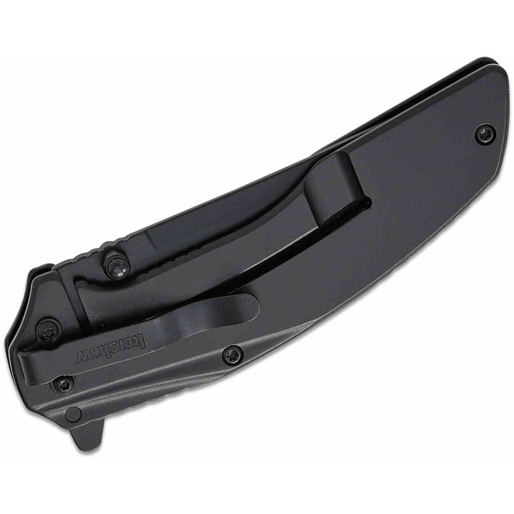 Couteau Kershaw Outright A/O Lame Upswept Serr Acier 8Cr13MoV Manche G10 /Acier Frame Lock Clip KS8320BLKST - Livraison Gratuite