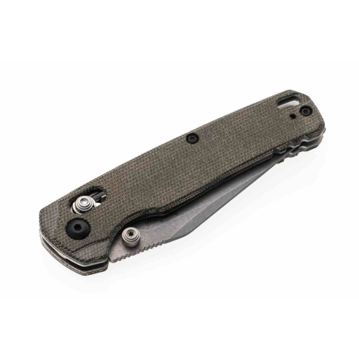 Couteau Kershaw Bel Air Green Lame Acier CPM-MagnaCut Manche Micarta DuraLock Clip Made USA KS6106 - Livraison Gratuite