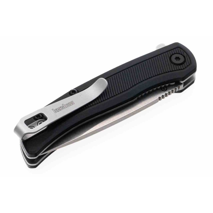Couteau Kershaw Outfield A/O Lame Acier 4Cr14 SW Manche Nylon Linerlock Clip KS1428 - Livraison Gratuite