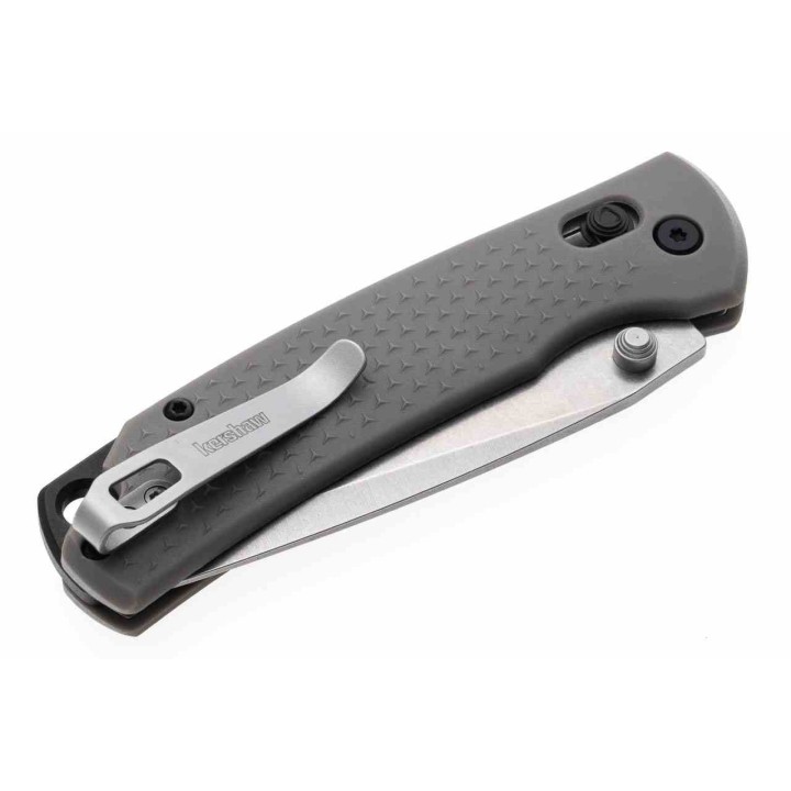 Couteau Kershaw Sequence DuraLock Lame Drop Point Acier 8Cr13MoV Manche GRN KVT KS1426 - Livraison Gratuite