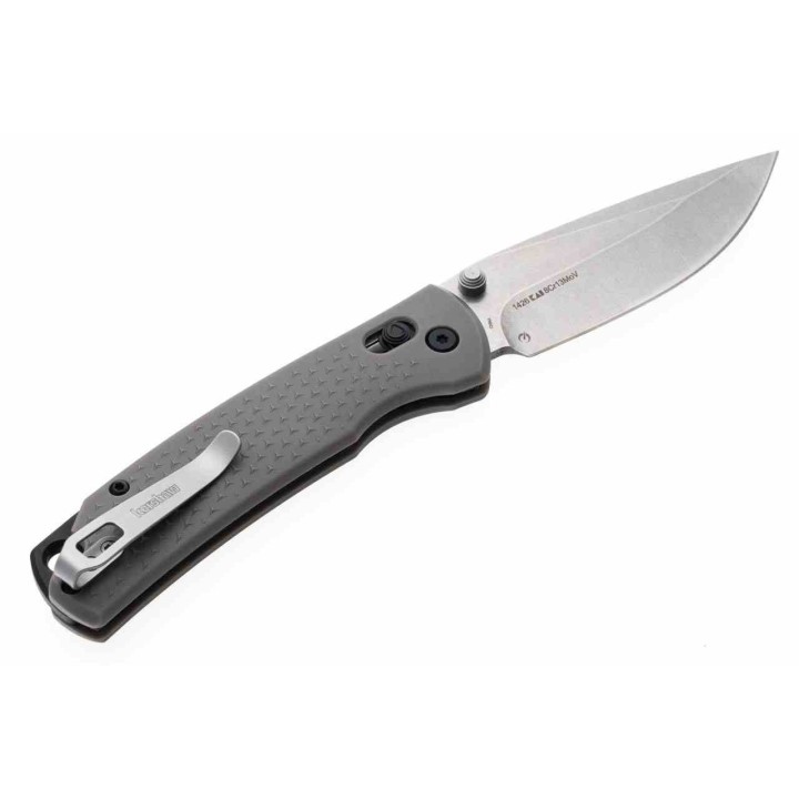 Couteau Kershaw Sequence DuraLock Lame Drop Point Acier 8Cr13MoV Manche GRN KVT KS1426 - Livraison Gratuite