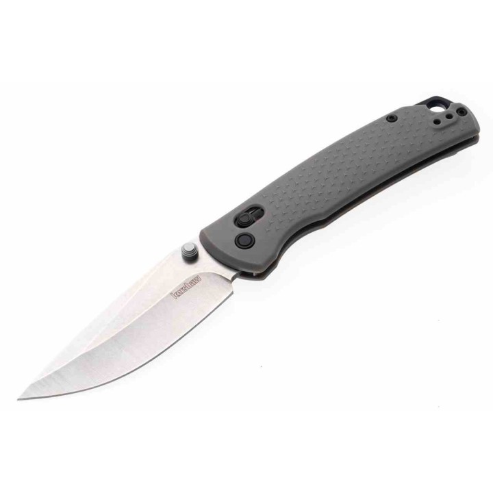 Couteau Kershaw Sequence DuraLock Lame Drop Point Acier 8Cr13MoV Manche GRN KVT KS1426 - Livraison Gratuite