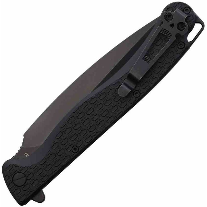 Couteau Daggerr Knives Vendetta Black Lame Dague Acier 8Cr13MoV Manche FRN Linerlock DGRVDFBKBW - Livraison Gratuite