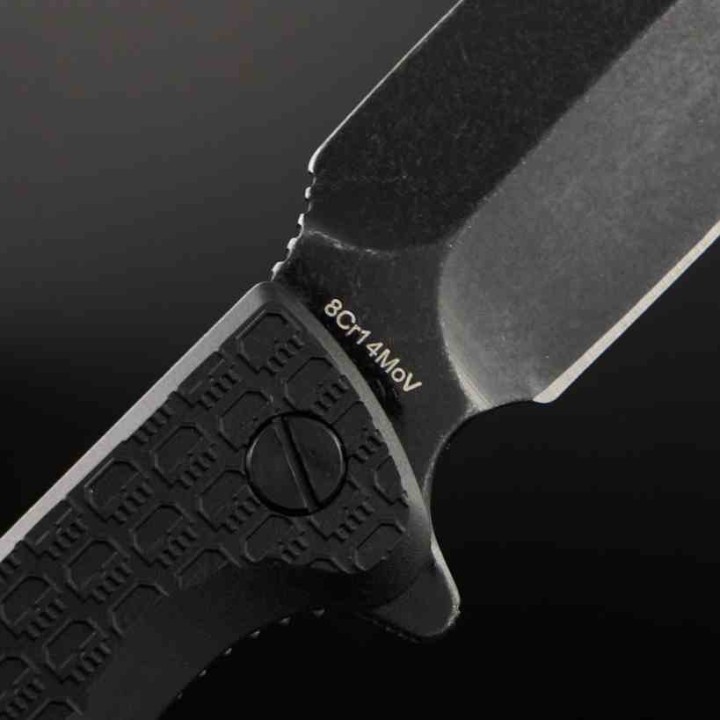 Couteau Daggerr Knives Vendetta Black Lame Dague Acier 8Cr13MoV Manche FRN Linerlock DGRVDFBKBW - Livraison Gratuite