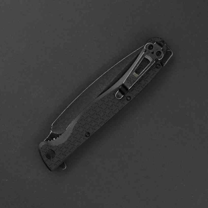 Couteau Daggerr Knives Vendetta Black Lame Dague Acier 8Cr13MoV Manche FRN Linerlock DGRVDFBKBW - Livraison Gratuite