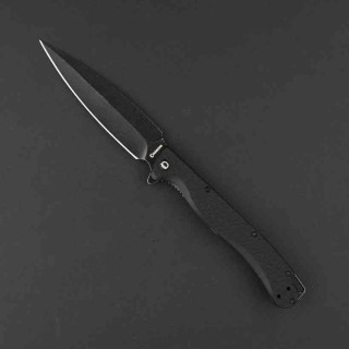 Couteau Daggerr Knives Vendetta Black Lame Dague Acier 8Cr13MoV Manche FRN Linerlock DGRVDFBKBW - Livraison Gratuite