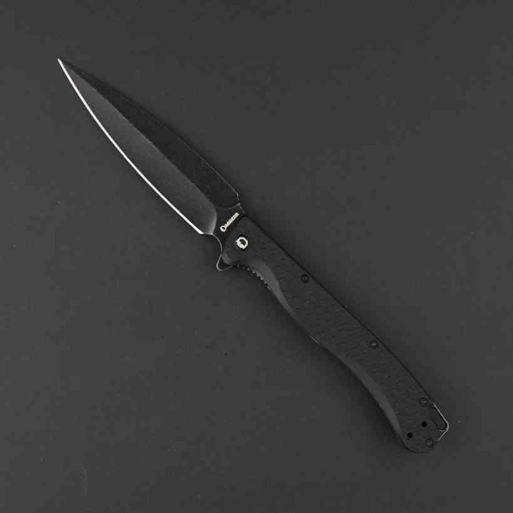 Couteau Daggerr Knives Vendetta Black Lame Dague Acier 8Cr13MoV Manche FRN Linerlock DGRVDFBKBW - Livraison Gratuite