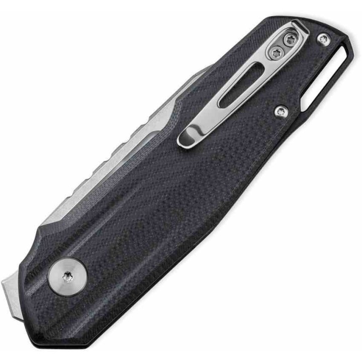Couteau Bestech Toddler Black Lame Reverse Tanto Acier 14C28N 2 Tons Manche G10 KIVT BTKG64A - Livraison Gratuite