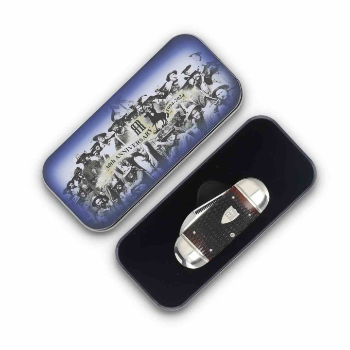 Couteau Rough Rider 30eme Anniversaire Small Sunfish 2 Lames Acier 440 Manche Os RR2631 - Livraison Gratuite