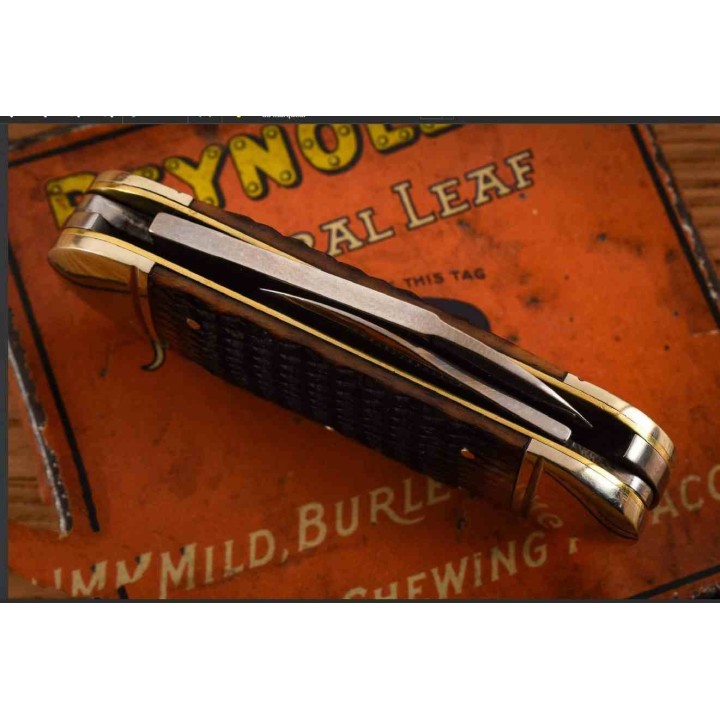Couteau Rough Rider 30eme Anniversaire Small Sunfish 2 Lames Acier 440 Manche Os RR2631 - Livraison Gratuite