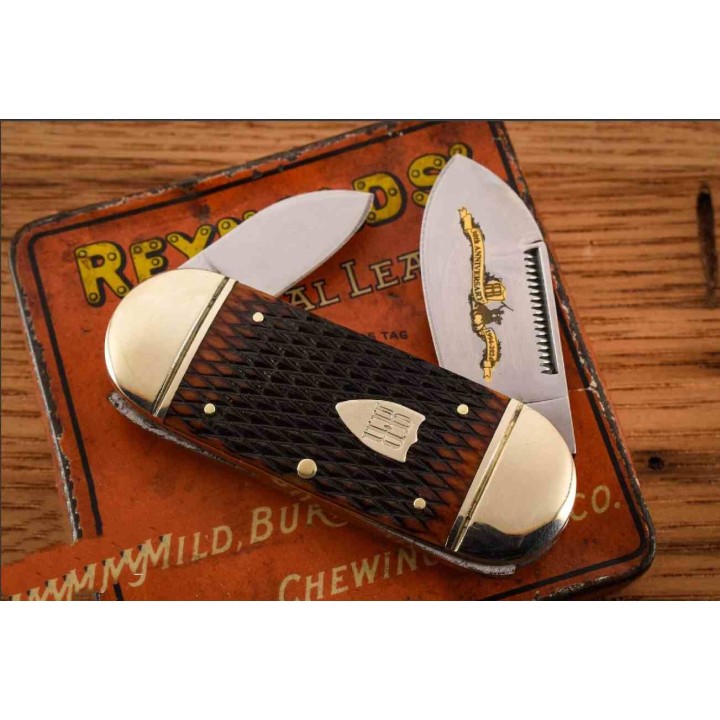 Couteau Rough Rider 30eme Anniversaire Small Sunfish 2 Lames Acier 440 Manche Os RR2631 - Livraison Gratuite