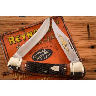 Couteau Rough Rider 30ème Anniversaire Small Moose Lames Acier 440 Os Brun Slip Joint Coffret RR2630 - Livraison Gratuite
