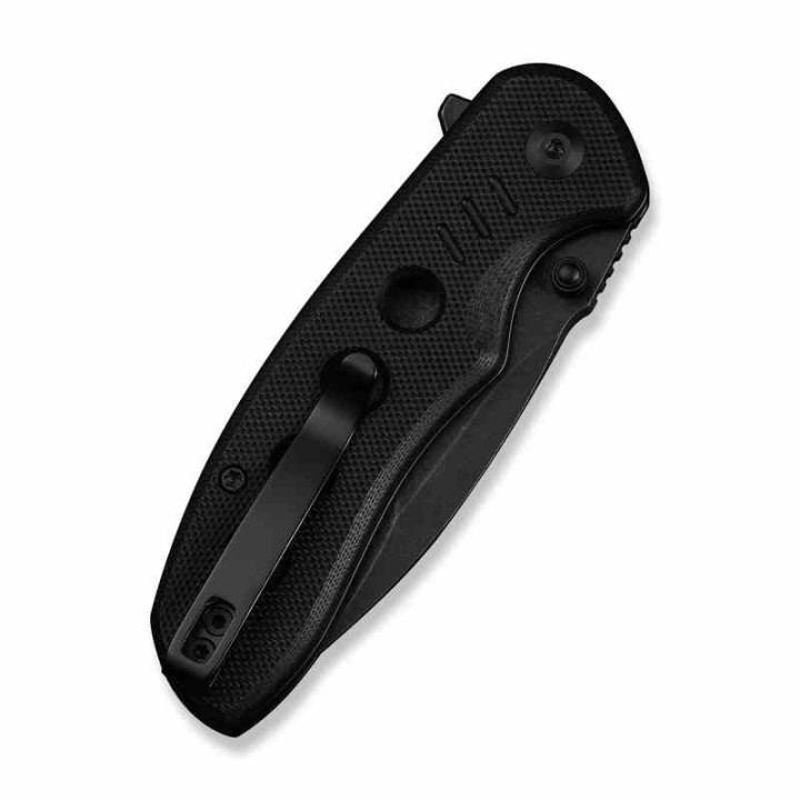 Couteau CIVIVI Triptych Black Lame Acier 14C28N Manche G10 KIVT Button Lock CIVC23085B1 - Livraison Gratuite