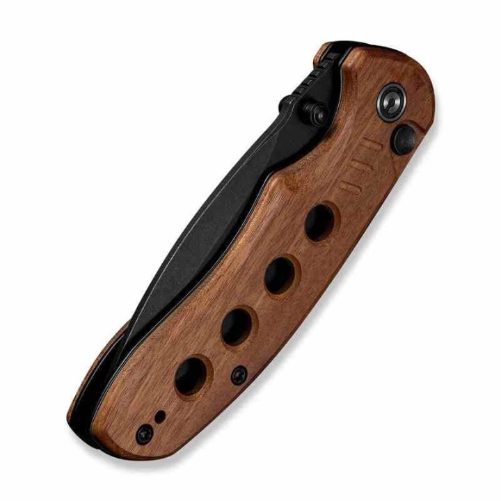 Couteau CIVIVI Triptych Guibourtia Lame Acier 14C28N Manche Wood KIVT Button Lock Clip CIVC23085B3 - Livraison Gratuite