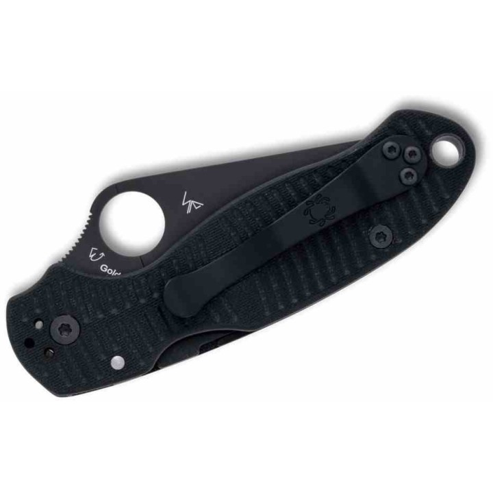 Couteau Spyderco Para 3 Salt Lame Acier CPM MagnaCut Manche G10 Noir Compression Lock USA SC223GMCBKP -  Livraison Gratuite