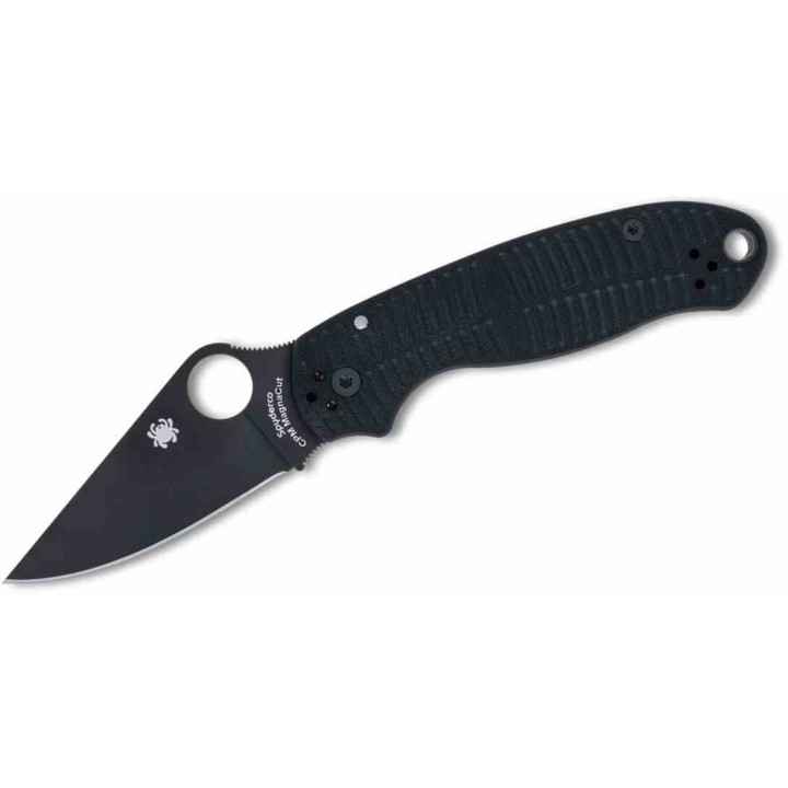 Couteau Spyderco Para 3 Salt Lame Acier CPM MagnaCut Manche G10 Noir Compression Lock USA SC223GMCBKP -  Livraison Gratuite