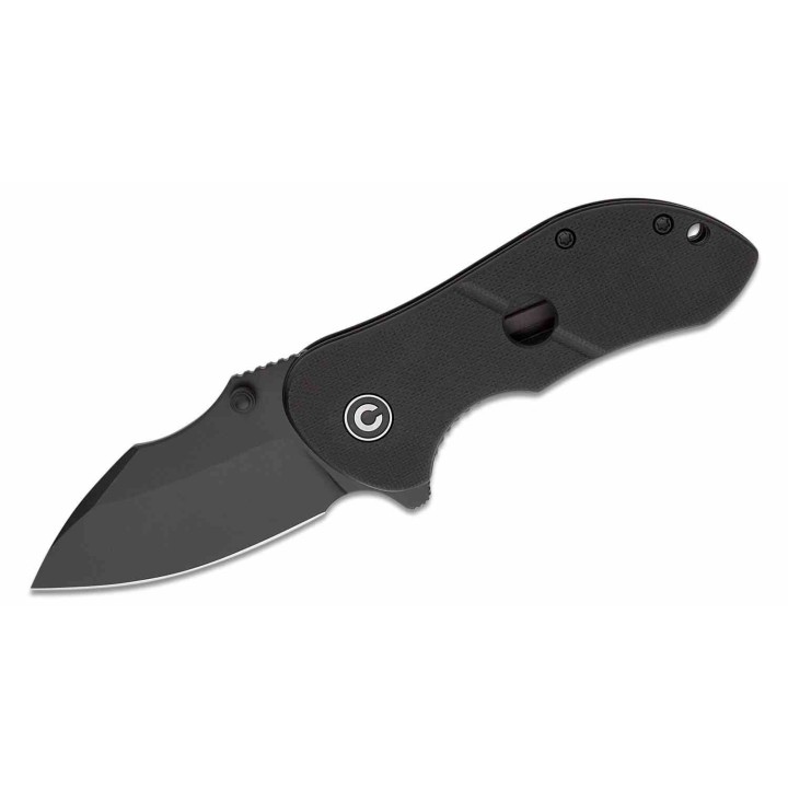 Couteau CIVIVI Gordo Black Lame Drop Point Acier D2 Blackwash Manche G10 IKBS Linerlock Clip CIVC22018C1 - Livraison Gratuite