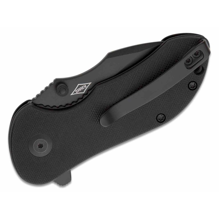 Couteau CIVIVI Gordo Black Lame Drop Point Acier D2 Blackwash Manche G10 IKBS Linerlock Clip CIVC22018C1 - Livraison Gratuite