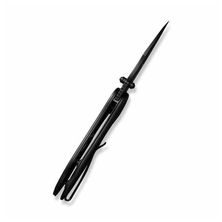 Couteau CIVIVI Gordo Black Lame Drop Point Acier D2 Blackwash Manche G10 IKBS Linerlock Clip CIVC22018C1 - Livraison Gratuite
