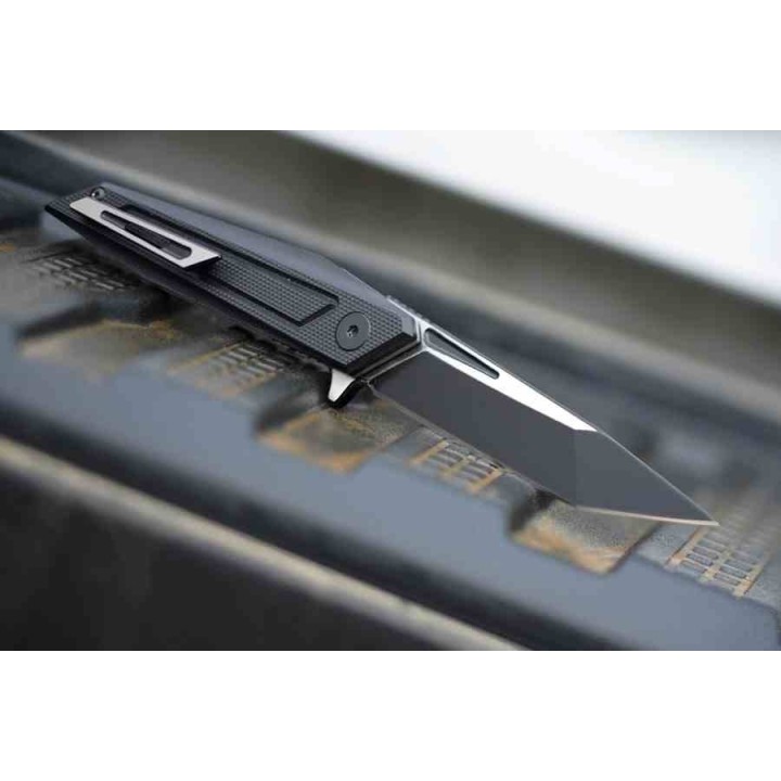 Couteau Brous Blades Graviton Lame Acier D2 Manche G10 Noir Sécurité Liner Lock USA BRB280 - Livraison Gratuite