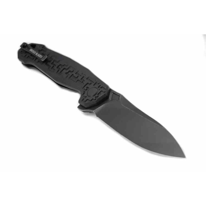 Couteau Brous Blades Bygones Lame Acier D2 Manche G10 Noir Linerlock USA BRB278 - Livraison Gratuite