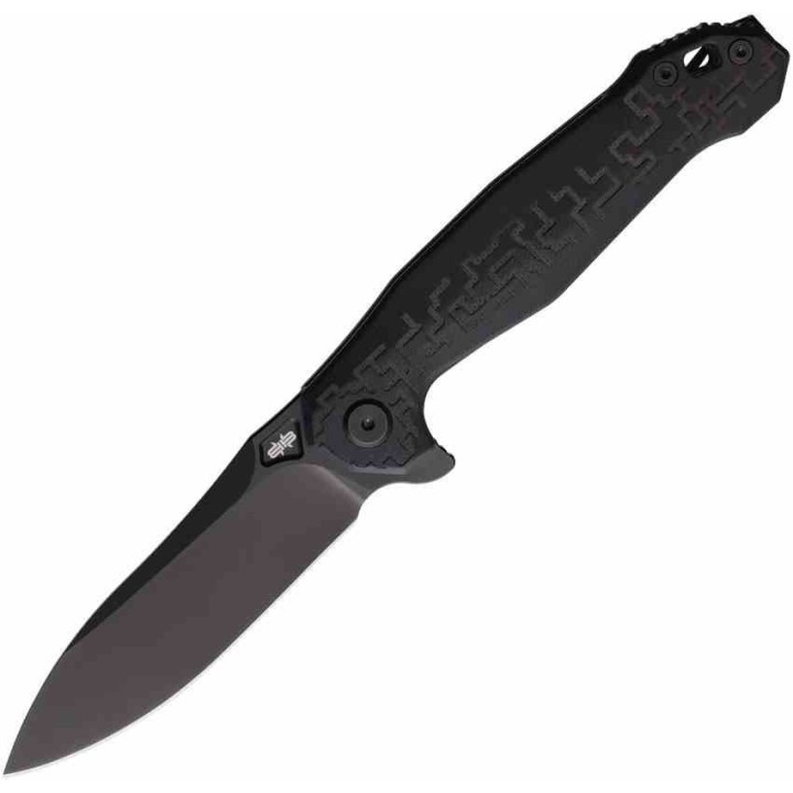 Couteau Brous Blades Bygones Lame Acier D2 Manche G10 Noir Linerlock USA BRB278 - Livraison Gratuite