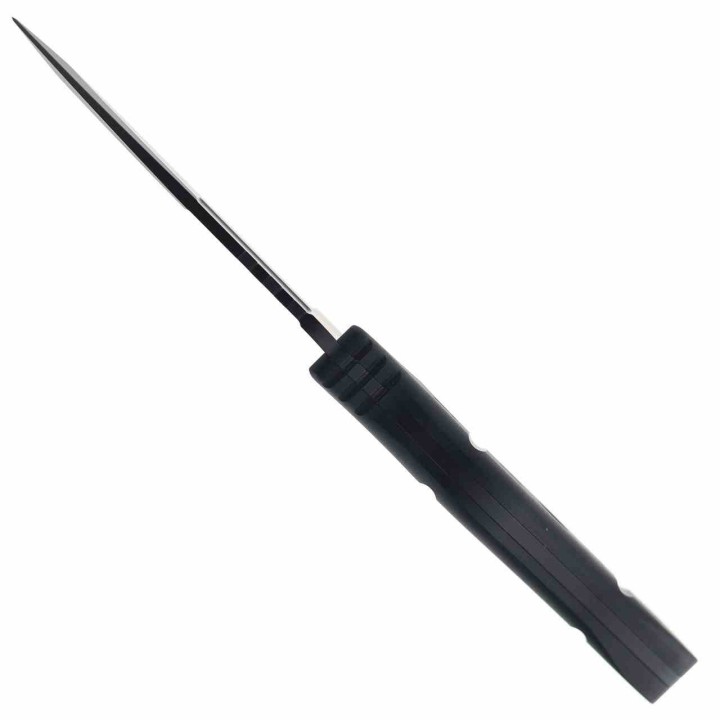 Couteau Sniper Bladeworks Mamu Lame Fixe Acier 420HC Manche G10 Noir Etui Plastique SBMAMUBB - Livraison Gratuite