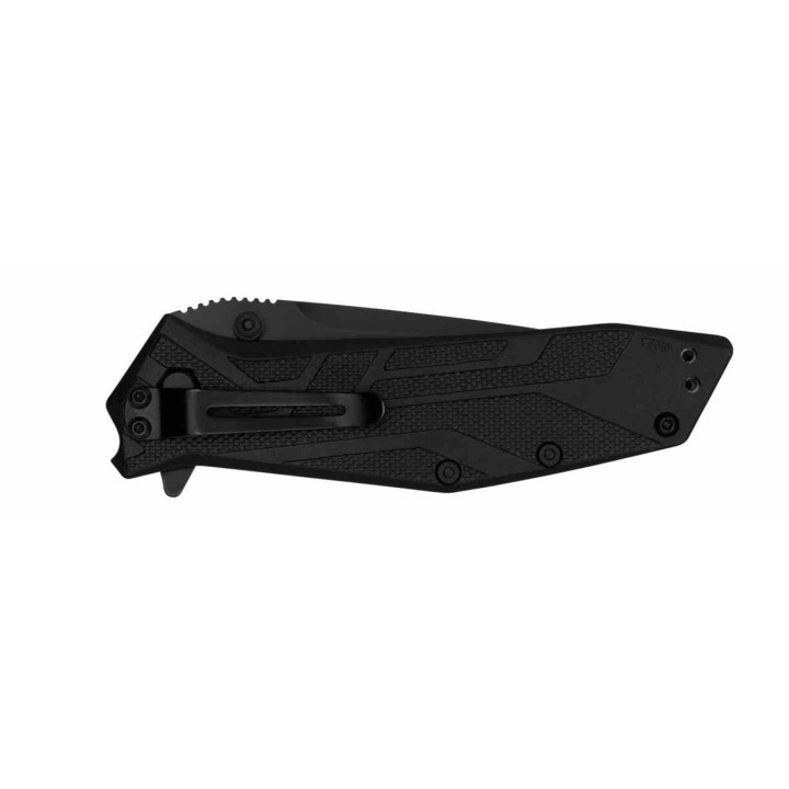 Couteau Kershaw Brawler A/O Lame Tanto Acier 8Cr13MoV Serr Manche Fibre De Verre Liner Lock KS1990ST - Livraison Gratuite