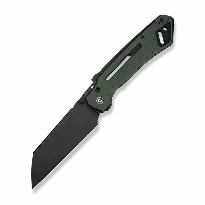 Couteau CIVIVI Buster FG Green Lame Acier Nitro-V Manche Micarta Superlock Clip CIVC240523 - Livraison Gratuite
