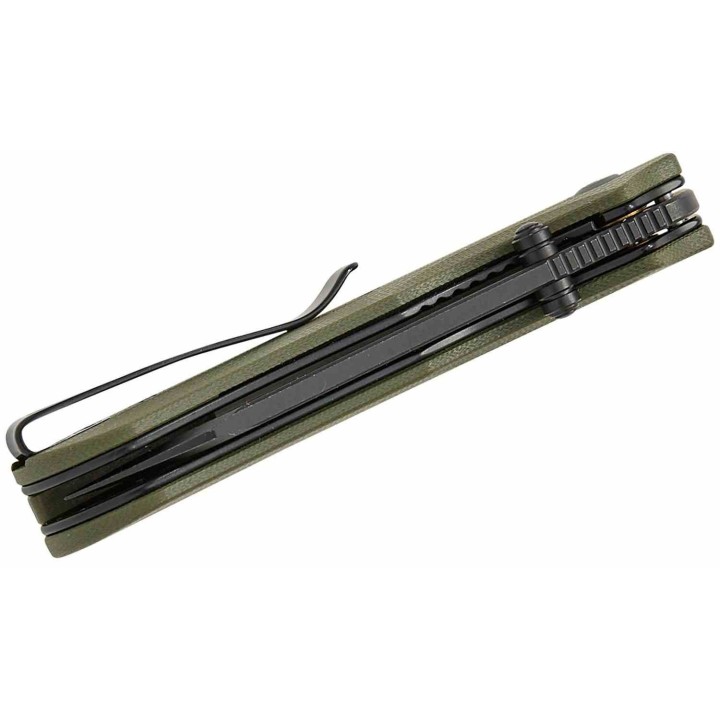 Couteau CIVIVI Crabby Od Green Acier 14C28N Manche G10 Liner Lock KIVT Clip CIVC240551 - Livraison Gratuite