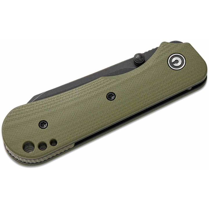 Couteau CIVIVI Crabby Od Green Acier 14C28N Manche G10 Liner Lock KIVT Clip CIVC240551 - Livraison Gratuite