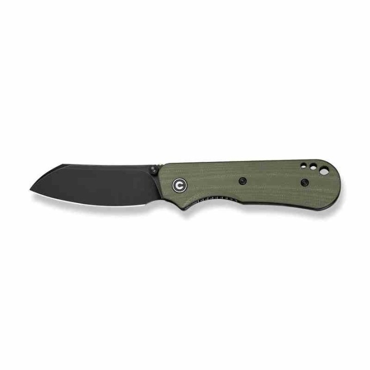 Couteau CIVIVI Crabby Od Green Acier 14C28N Manche G10 Liner Lock KIVT Clip CIVC240551 - Livraison Gratuite