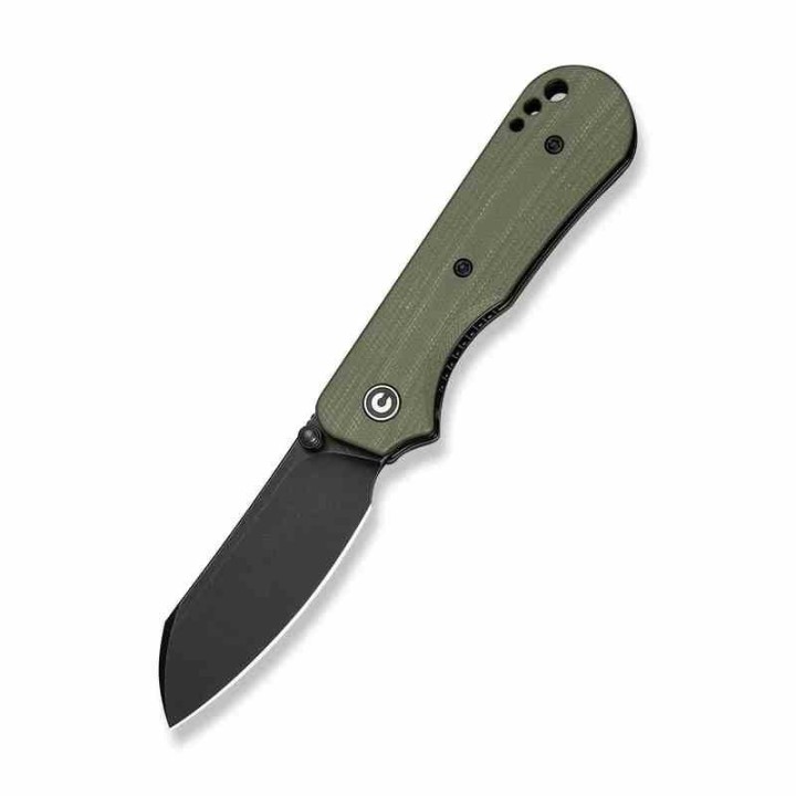 Couteau CIVIVI Crabby Od Green Acier 14C28N Manche G10 Liner Lock KIVT Clip CIVC240551 - Livraison Gratuite