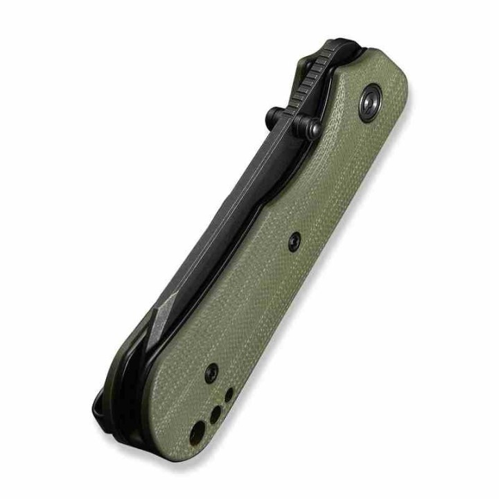 Couteau CIVIVI Crabby Od Green Acier 14C28N Manche G10 Liner Lock KIVT Clip CIVC240551 - Livraison Gratuite