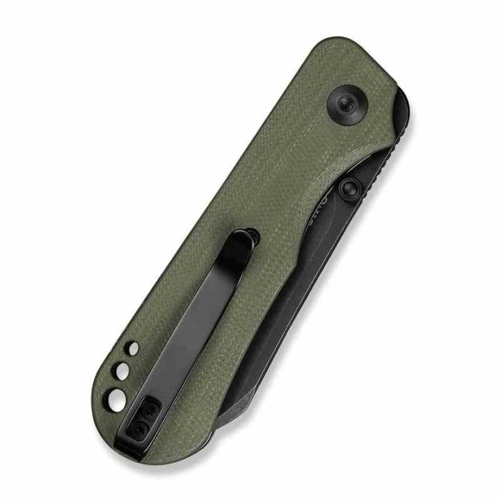 Couteau CIVIVI Crabby Od Green Acier 14C28N Manche G10 Liner Lock KIVT Clip CIVC240551 - Livraison Gratuite