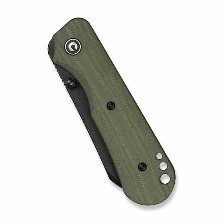 Couteau CIVIVI Crabby Od Green Acier 14C28N Manche G10 Liner Lock KIVT Clip CIVC240551 - Livraison Gratuite