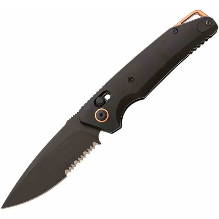 Couteau Automatique Bear OPS Katakt II Auto Lame  Acier M390 Manche Alu Slide Lock USA BCAC2100ALBKBSR - Livraison Gratuite