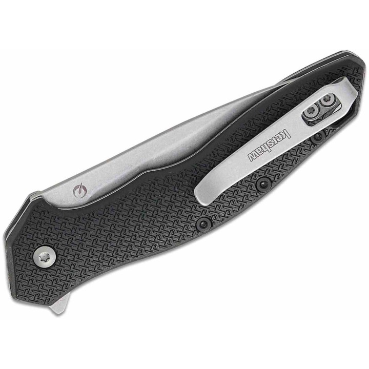 Couteau Kershaw Shoreline A/O Lame Combo SW Acier 8Cr13MoV Manche FRN Liner Lock KS1845ST - Livraison Gratuite