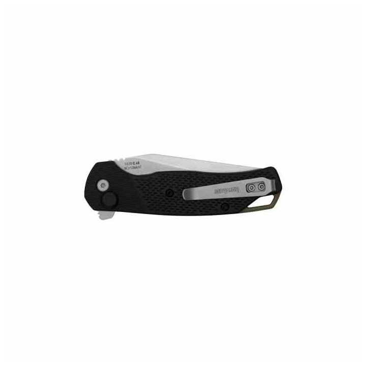 Couteau Kershaw Runoff Lame Clip Point Satin Acier 8Cr13MoV Manche FRN Button Lock KIVT KS1429 - Livraison Gratuite